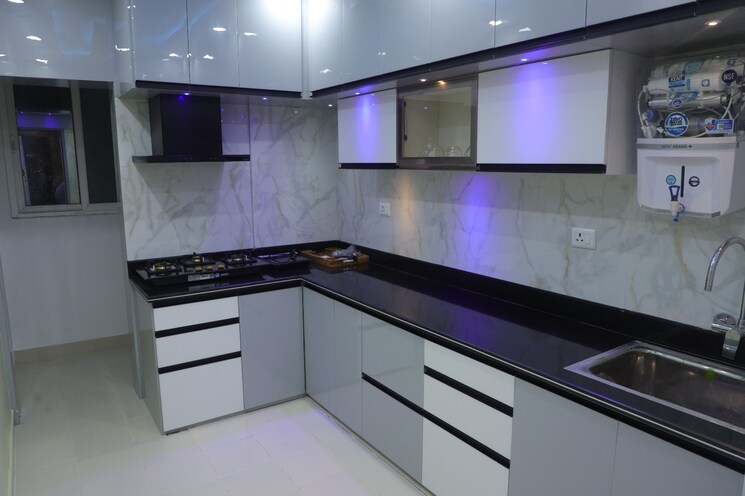 Kitchen, khagaul road 3 Bedroom 1500 Sq.Ft. Apartment In Khagaul Road Patna 9128716