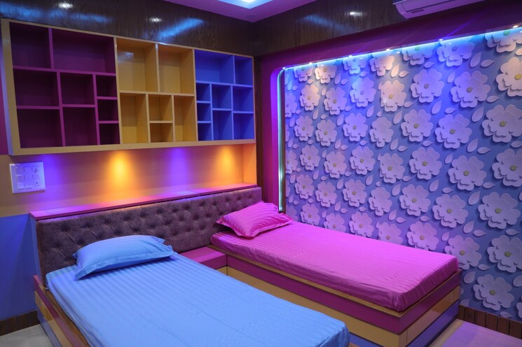 Bedroom, khagaul road 3 Bedroom 1500 Sq.Ft. Apartment In Khagaul Road Patna 9128716