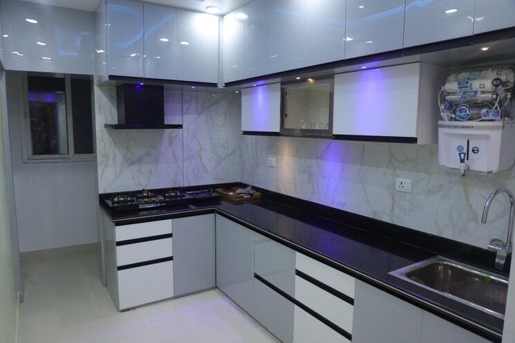 Kitchen, khagaul road 3 Bedroom 1500 Sq.Ft. Apartment In Khagaul Road Patna 9128716