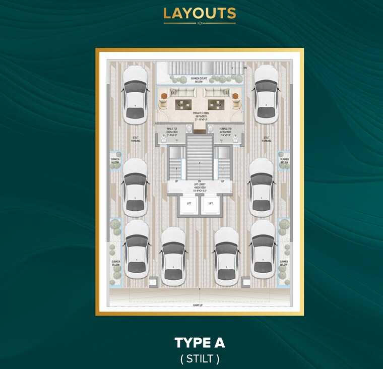 Floor Plan, jms-the-majestic 3 Bedroom 1611 Sq.Ft. Apartment In Manesar Sector 9 Gurgaon 9128734