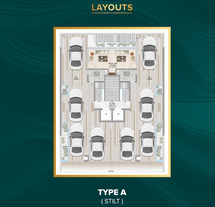 Floor Plan, jms-the-majestic 3 Bedroom 1611 Sq.Ft. Apartment In Manesar Sector 9 Gurgaon 9128751