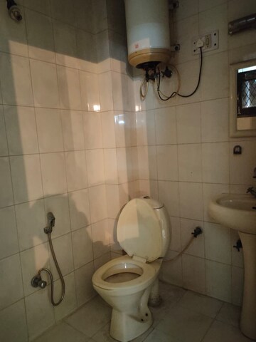 Bathroom in 2 BHK Builder Floor at Saket – for Rent