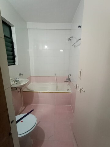 Bathroom in 2 BHK Apartment at Om Trimurti CHS, Dattawadi – for Rent