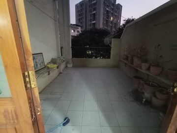 Balcony in 2 BHK Apartment at Om Trimurti CHS, Dattawadi – for Rent