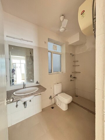 Bathroom in 3 BHK Builder Floor at DLF Hyde Park, South Mullanpur – for Rent