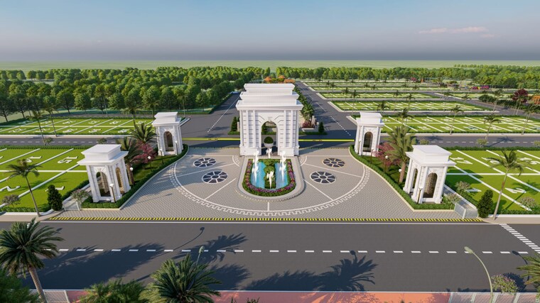 Exterior View, krishna-iscon-valley  1000 Sq.Yd. Plot In Gosainganj Lucknow 9128926