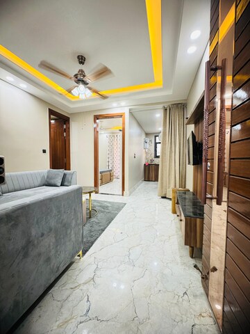 Building Lobby in 1 BHK Builder Floor at Palm Residency Chhatarpur, Chattarpur – for Rent