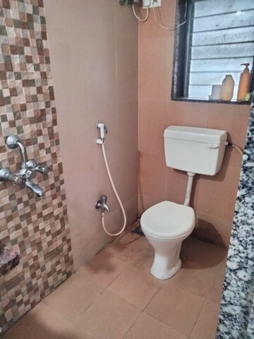 Bathroom in 1 BHK Apartment at AVN Silver Park  , Mulund West – for Rent