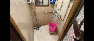 Bathroom in 1 BHK Apartment at Jaldhara Sra Chs, Goregaon East – for Rent