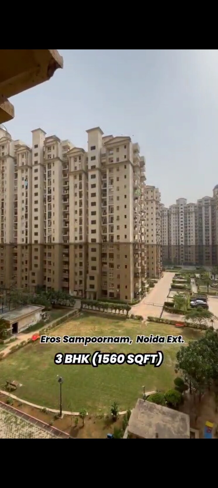 Exterior View, eros-sampoornam 3 Bedroom 1560 Sq.Ft. Apartment In Sector 2 Greater Noida Greater Noida 9129205