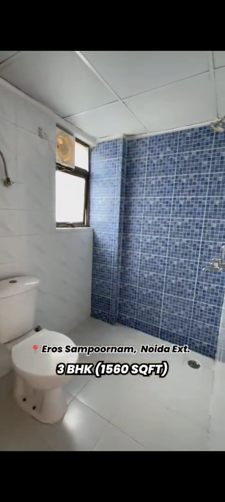 Bathroom, eros-sampoornam 3 Bedroom 1560 Sq.Ft. Apartment In Sector 2 Greater Noida Greater Noida 9129205