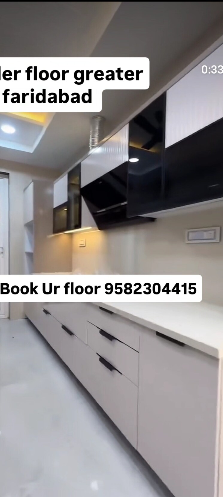 Kitchen, bptp-eden-estate 4 Bedroom 275 Sq.Yd. Builder Floor In Sector 81 Faridabad 9129243