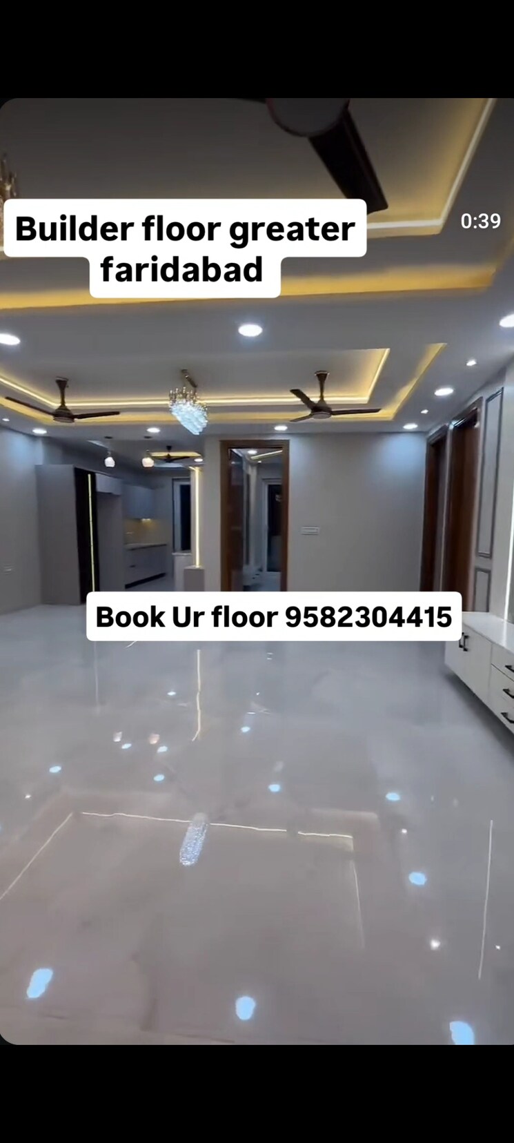Living Room, bptp-eden-estate 4 Bedroom 275 Sq.Yd. Builder Floor In Sector 81 Faridabad 9129243