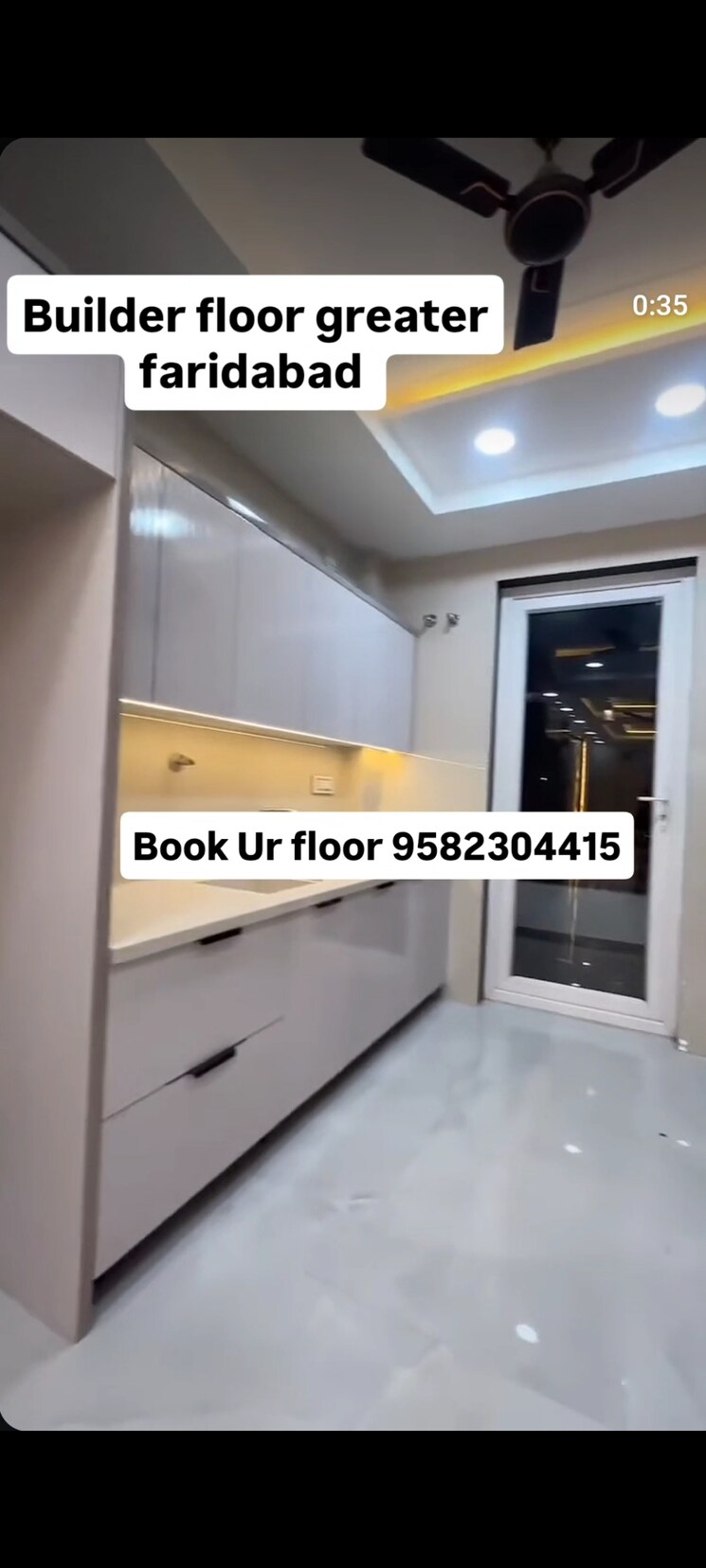 Kitchen, bptp-eden-estate 4 Bedroom 275 Sq.Yd. Builder Floor In Sector 81 Faridabad 9129243