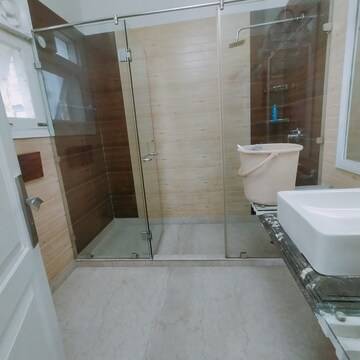 Bathroom in 4 BHK Builder Floor at Panchsheel Park – for Rent