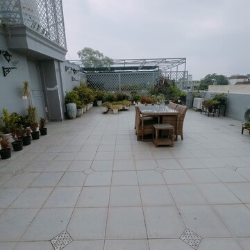 Balcony in 4 BHK Builder Floor at Panchsheel Park – for Rent