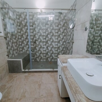 Bathroom in 4 BHK Builder Floor at Panchsheel Park – for Rent