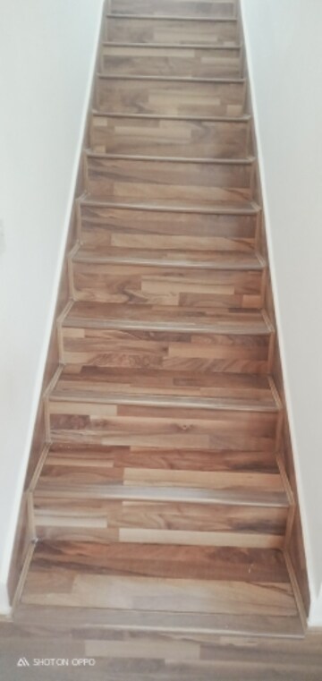Staircase in 3 BHK Apartment at DDA Rosewood Apartments, Vasant Kunj – for Rent