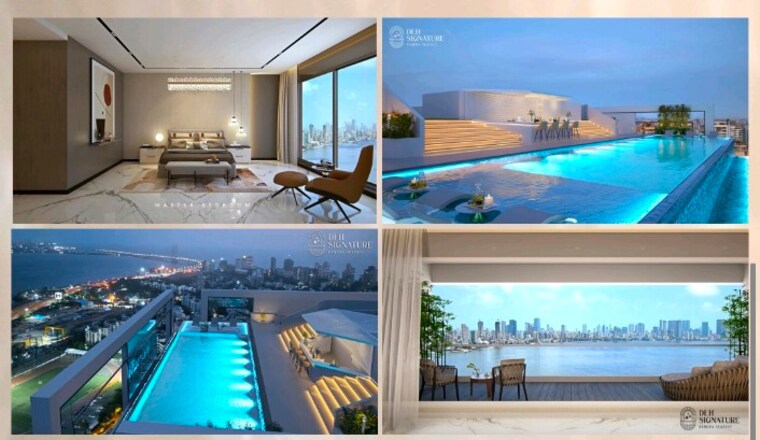 Bedroom, dlh-signature 3 Bedroom 1180 Sq.Ft. Apartment In Bandra West Mumbai 9129423