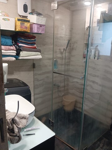 Bathroom in 1 BHK Apartment at Shivaji Park – for Rent
