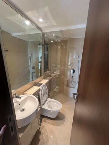 Bathroom in 2 BHK Apartment at Hiranandani Highland, Powai – for Rent