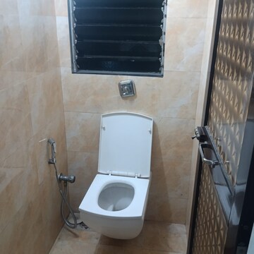 Bathroom in 3 BHK Villa at Unnat Nagar CHS, Goregaon West – for Rent