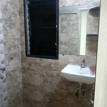 Bathroom in 3 BHK Villa at Unnat Nagar CHS, Goregaon West – for Rent