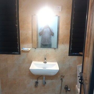 Bathroom in 3 BHK Villa at Unnat Nagar CHS, Goregaon West – for Rent