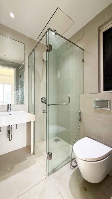 Bathroom in 3 BHK Apartment at Indiabulls Sky, Lower Parel – for Rent
