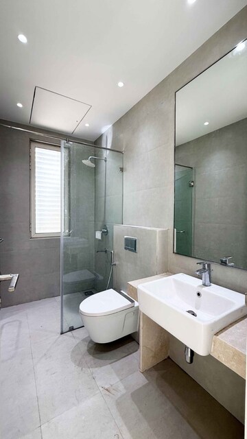 Bathroom in 3 BHK Apartment at Indiabulls Sky, Lower Parel – for Rent