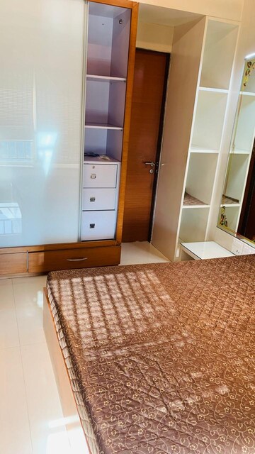 Bathroom in 3 BHK Apartment at Anmol Tower, Goregaon West – for Rent