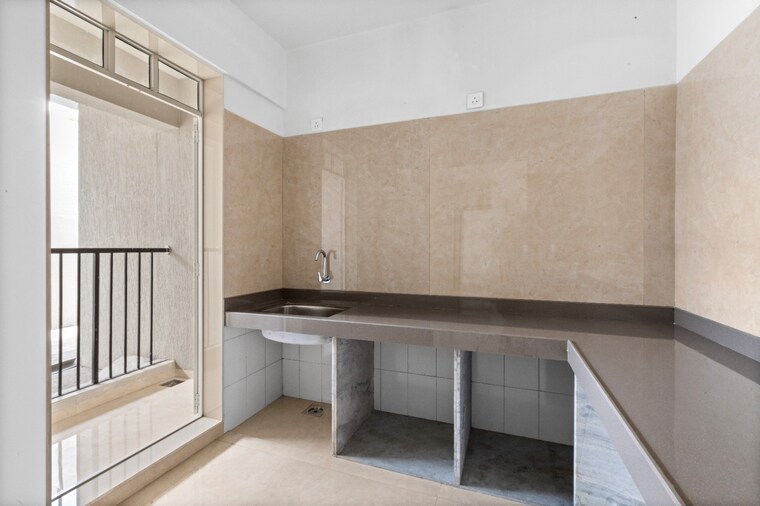 Kitchen, dosti-greenscape 4 Bedroom 1395 Sq.Ft. Apartment In Hadapsar Pune 9129542