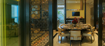 Living Room in 4 BHK Apartment at Ahuja Tower, Worli – for Rent