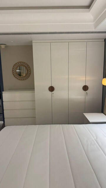 Bathroom in 3 BHK Apartment at Lodha Trump Tower, Worli – for Rent