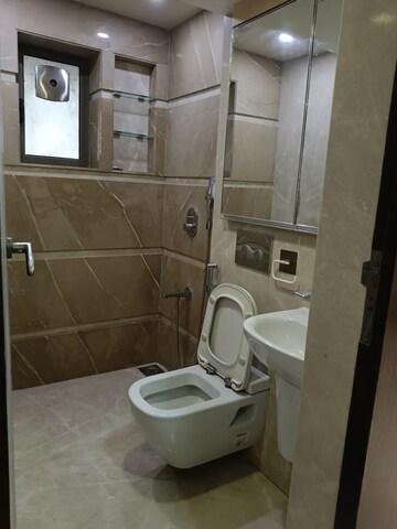 Bathroom in 2 BHK Apartment at Krishnamai Apartments, Worli – for Rent