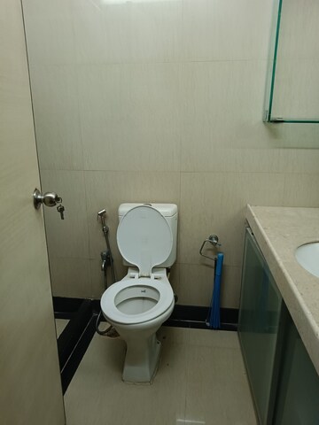Bathroom in 2 BHK Apartment at Krishnamai Apartments, Worli – for Rent
