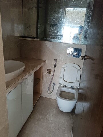 Bathroom in 2 BHK Apartment at Krishnamai Apartments, Worli – for Rent