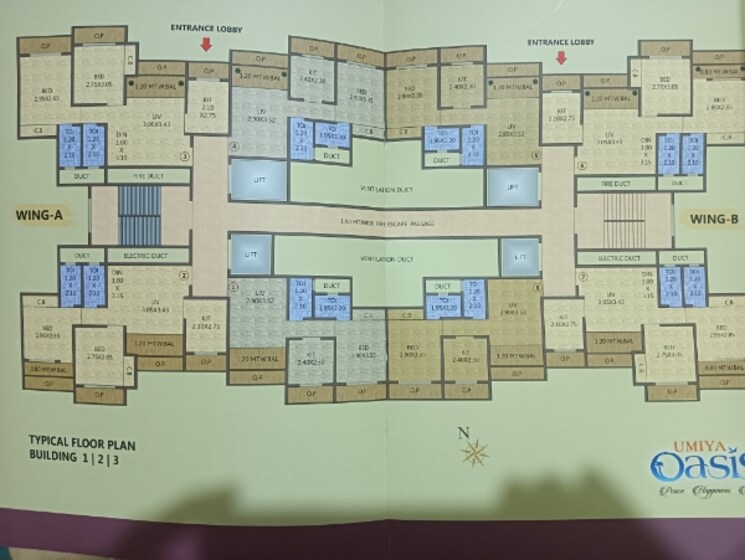 Master Plan, umiya-oasis 2 Bedroom 650 Sq.Ft. Apartment In Mira Road Thane 9129708