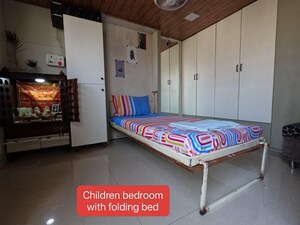 Bedroom in 1.5 BHK Apartment at Cosmos Heritage, Manpada – for Sale