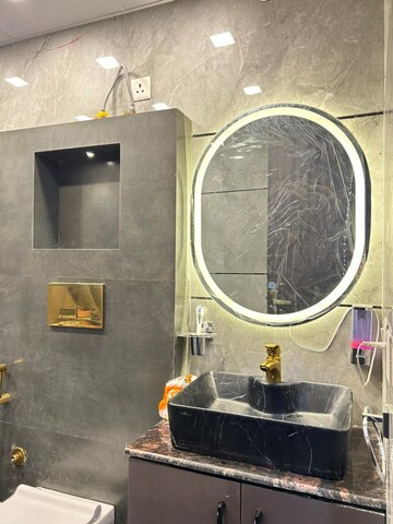 Bathroom in 2 BHK Apartment at Parker White Lily, Sector 8 – for Rent