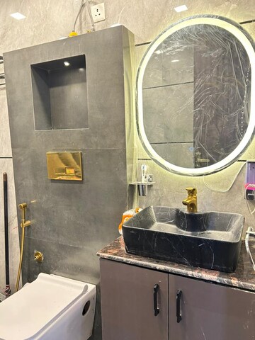 Bathroom in 2 BHK Apartment at Parker White Lily, Sector 8 – for Rent