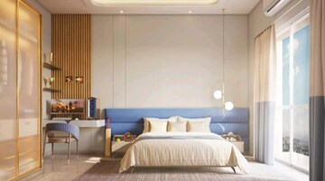 Bedroom in 1 BHK Apartment at Embassy One Thane, Panch Pakhadi – for Rent