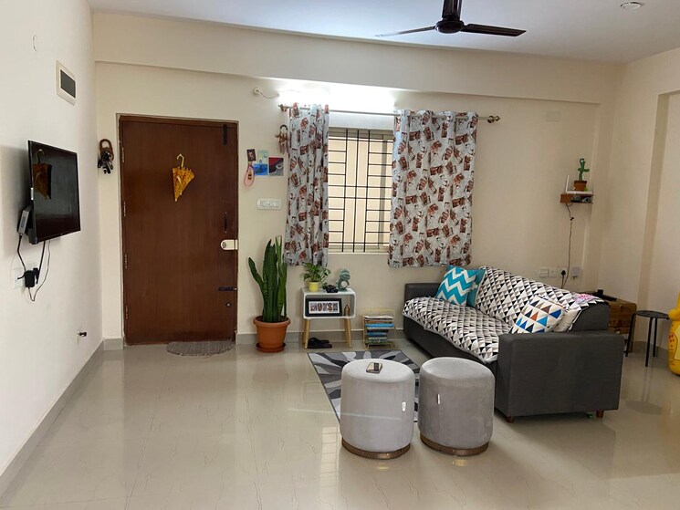 Living Room, gk-golden-city 2 Bedroom 1300 Sq.Ft. Apartment In Kudlu Bangalore 9129809