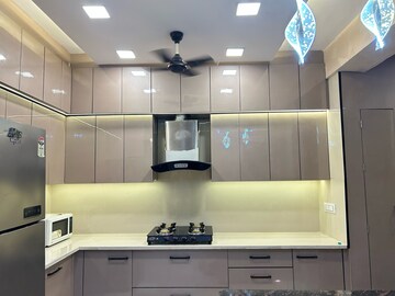 Kitchen in 2 BHK Apartment at Parker White Lily, Sector 8 – for Rent