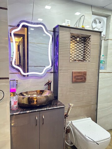 Bathroom in 2 BHK Apartment at Parker White Lily, Sector 8 – for Rent