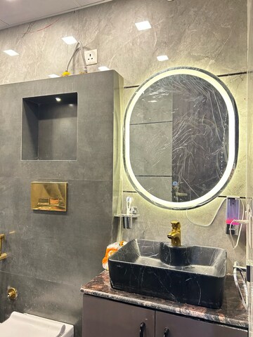 Bathroom in 2 BHK Apartment at Parker White Lily, Sector 8 – for Rent