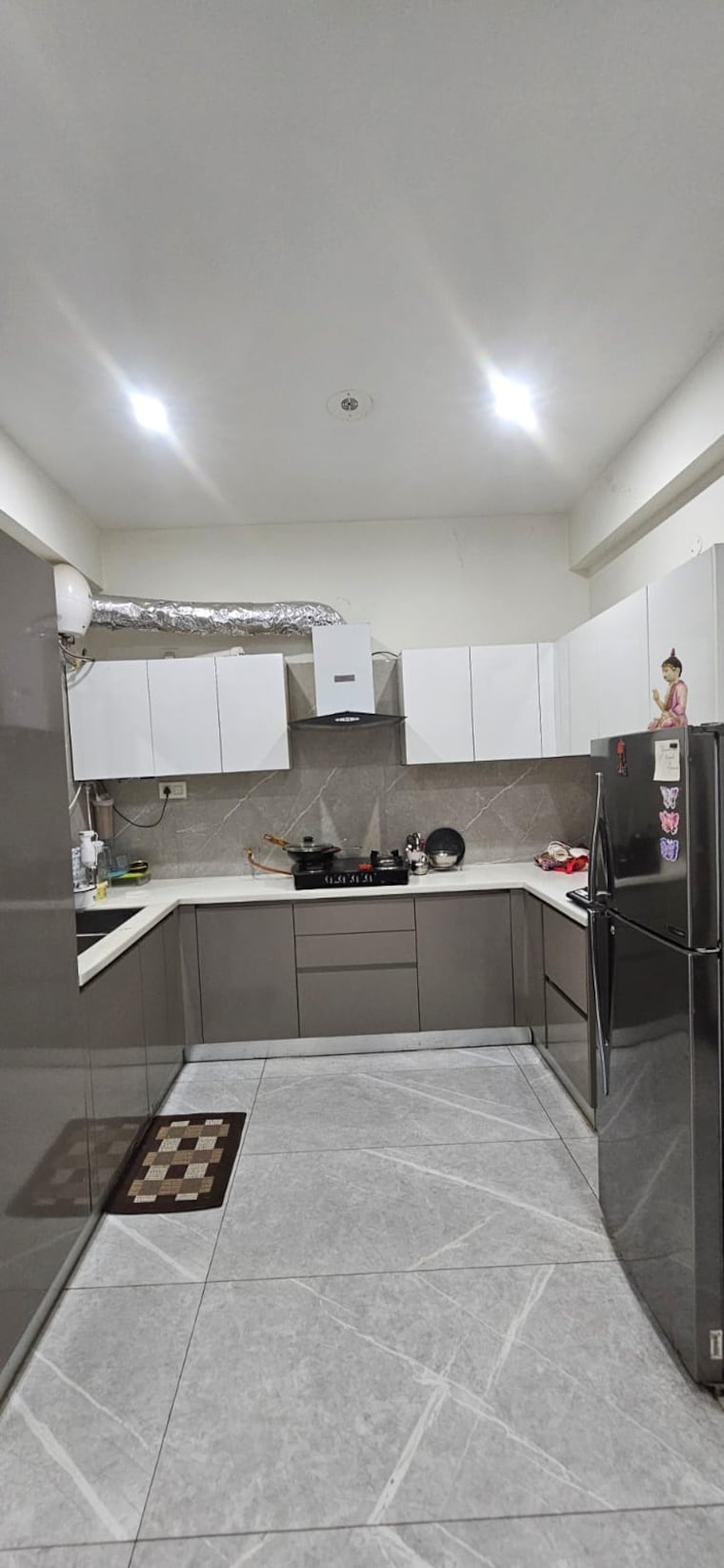 Kitchen, ghb-splande 4 Bedroom 1296 Sq.Ft. Apartment In Patiala Road Zirakpur 9130028