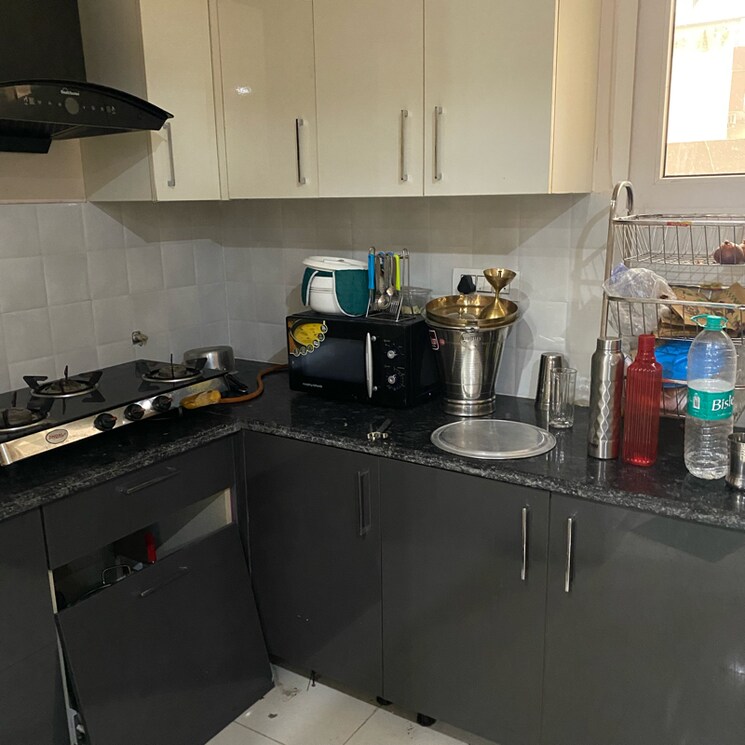 Kitchen, penta-homes 2 Bedroom 1300 Sq.Ft. Apartment In Vip Road Zirakpur 9130030