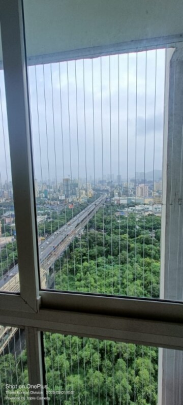 Balcony in 4 BHK Apartment at Sheth Zuri, Laxmi Nagar – for Rent