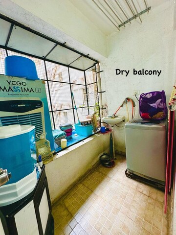 Balcony in 2 BHK Apartment at Simpli City, Handewadi – for Rent
